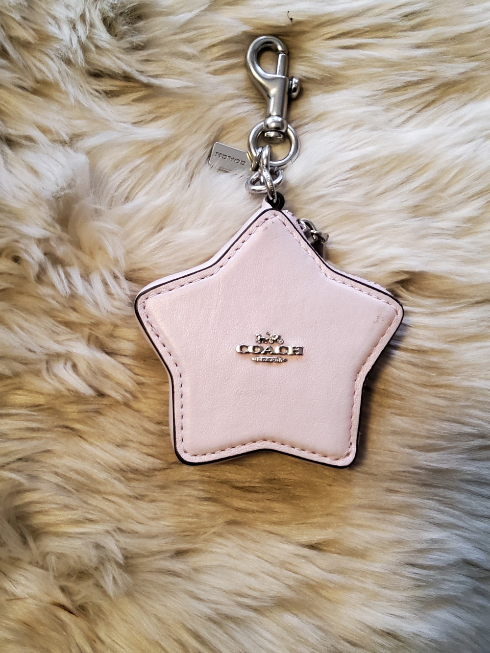 Coach Star Keychain Pouch/Coin Purse EUC